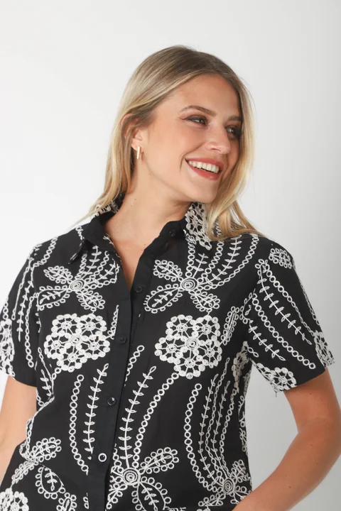 Camisa PORTER Bordada GU5168