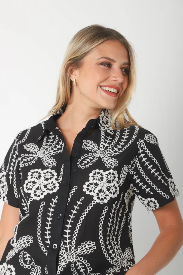 Camisa PORTER Bordada GU5168