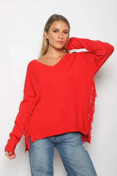 Sweater CHILL Amplio de Bremer c/ Flecos GUL680