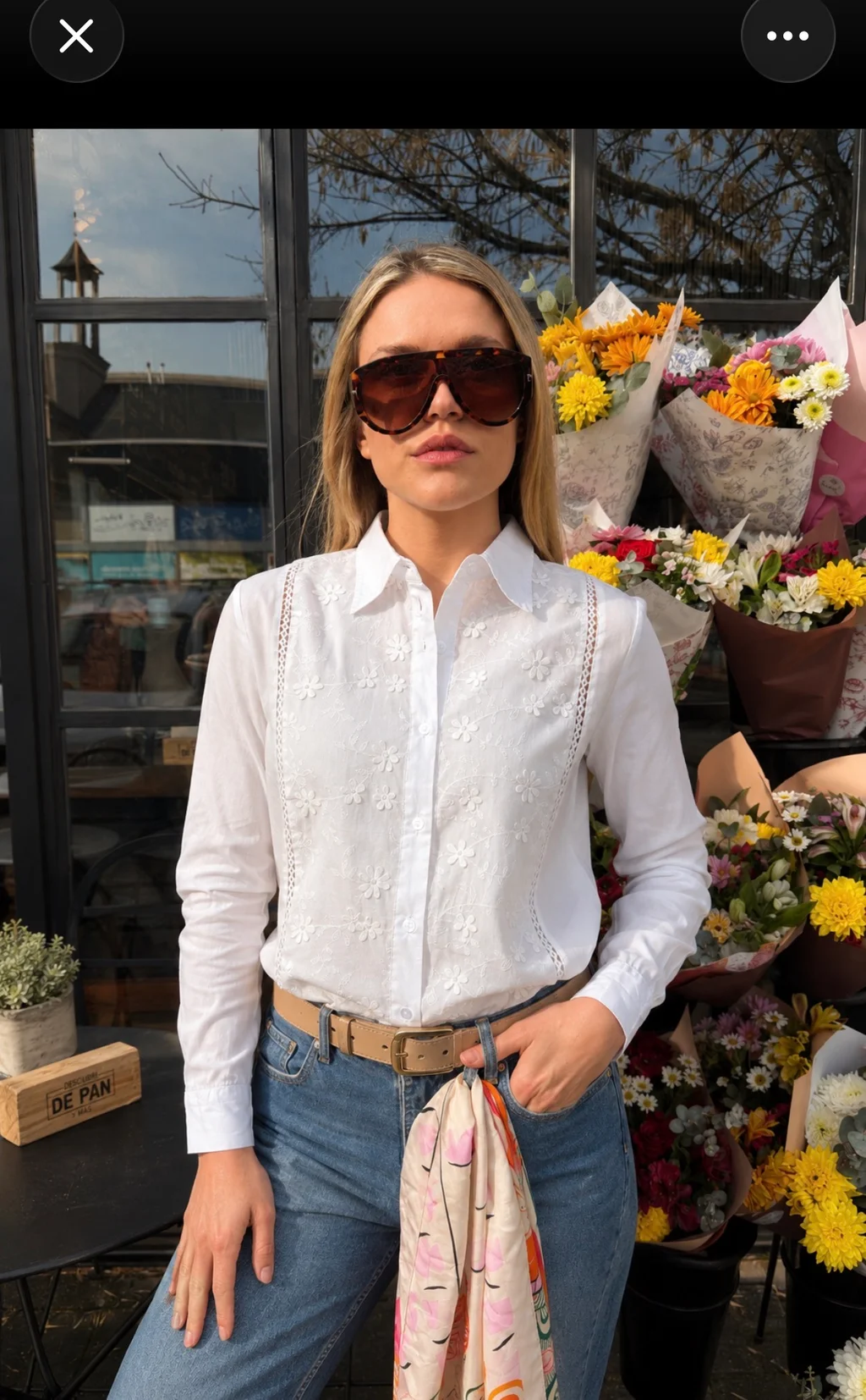Camisa NIZA Bordada GUK148