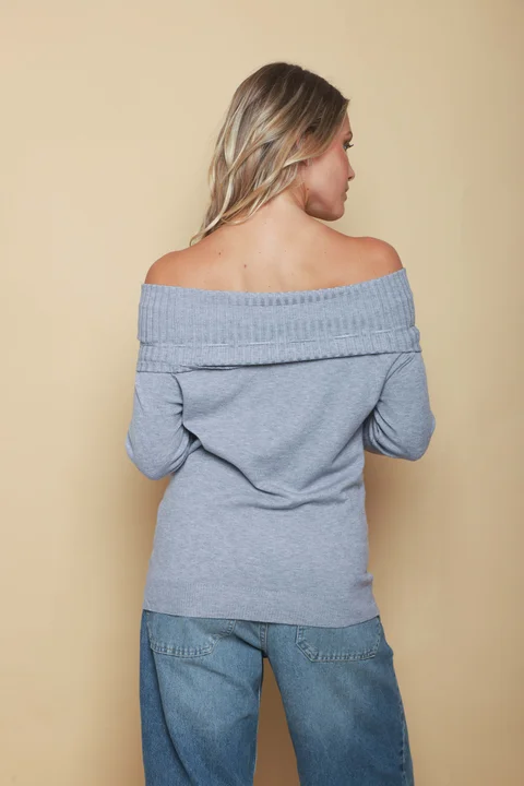 Sweater KITY Bremer Cuello Bote c/ Tira GU665