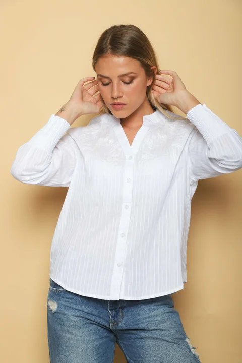 Camisa TOLEDO BORDADA GU61