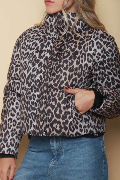 Campera Puffer Print GU78303