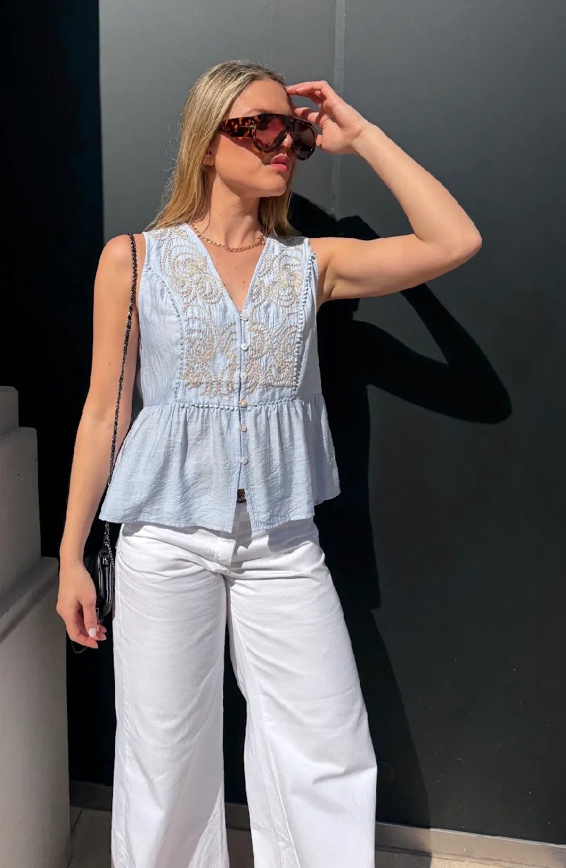 Blusa SUCRE Bordada GUV56