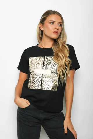 Remera ELEGANT C/ Apliques GUJ5222 - Vista 6