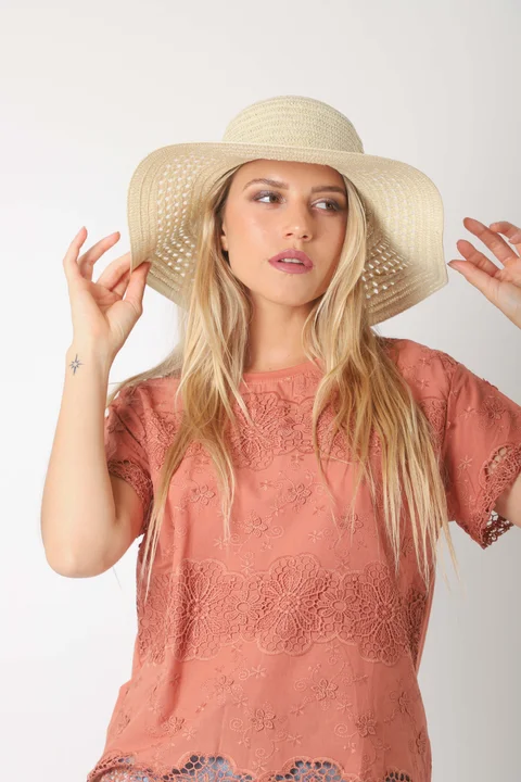 Remera KOISY Broderie Bordada GU5164