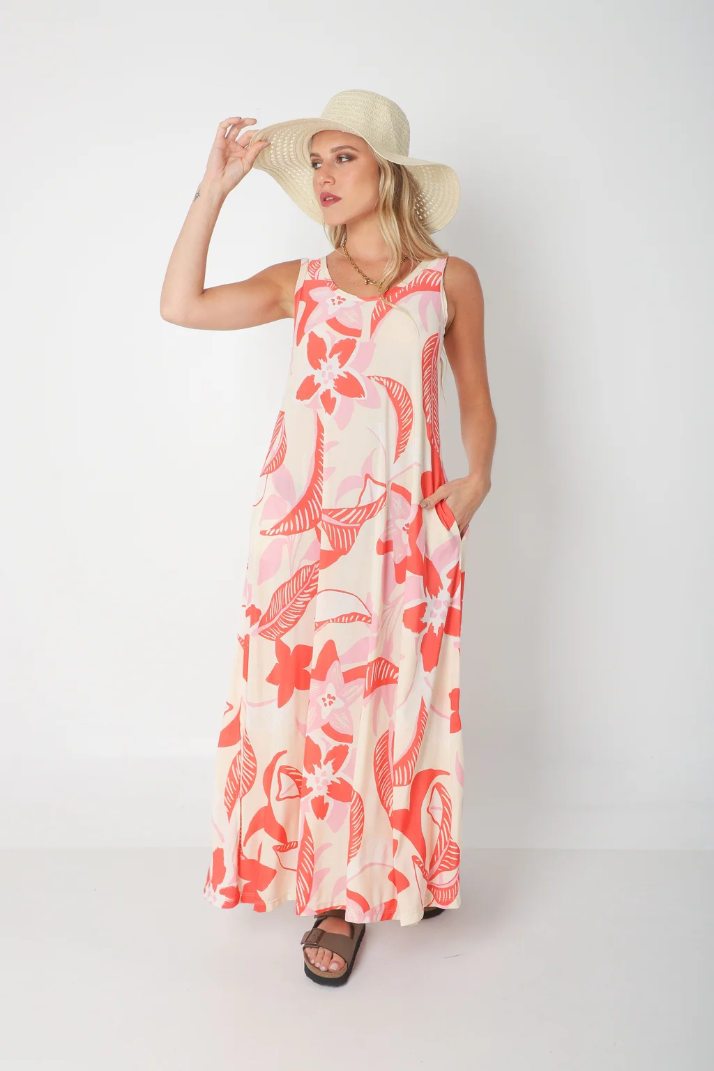 Vestido Joy Paradise con Bolsillos