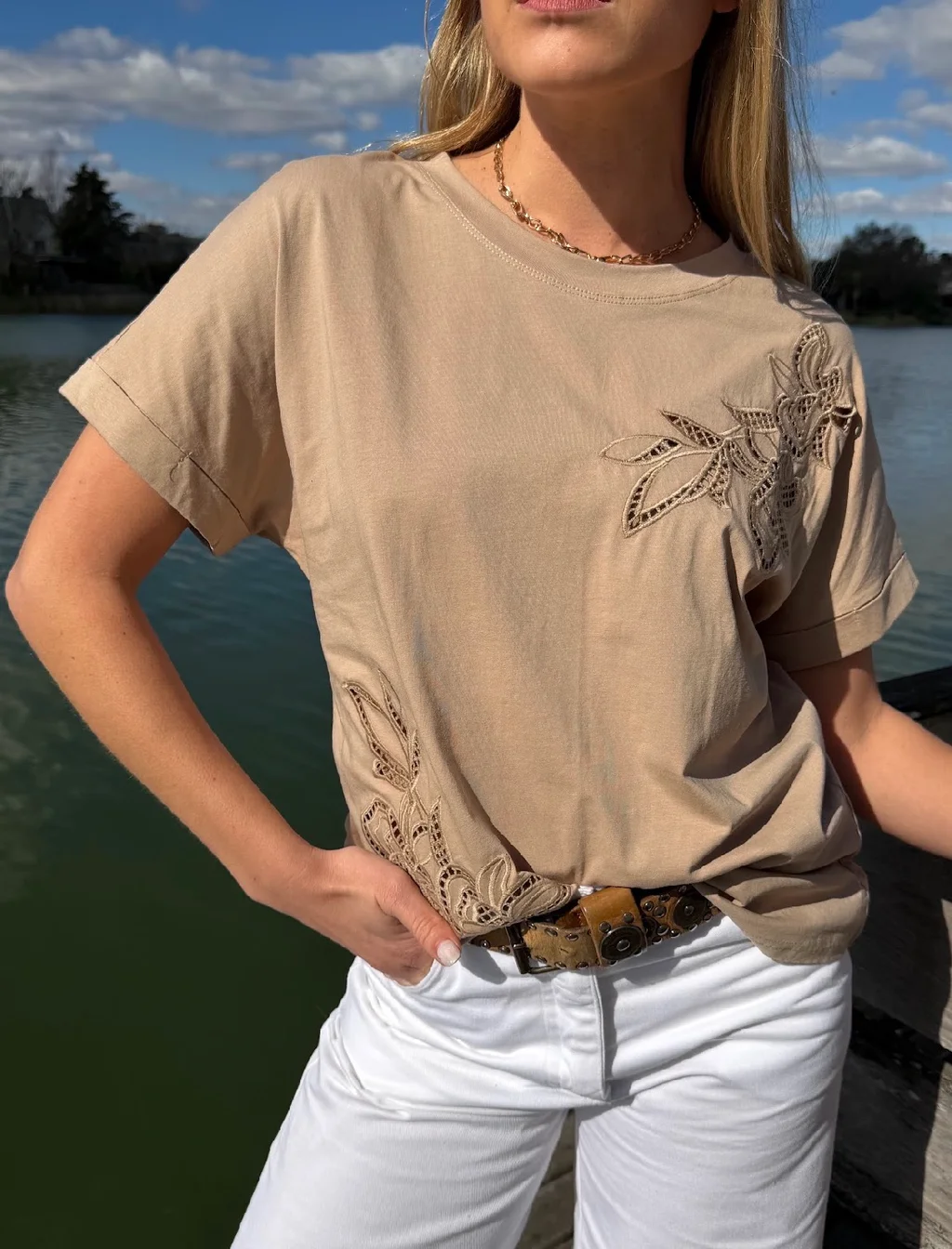 Remera DENCEL Bordada GU10712