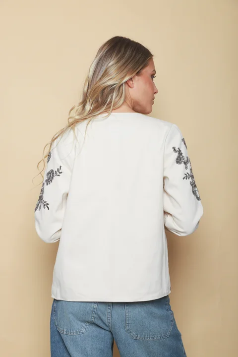 Chaqueta LOREIN Gabardina Bordada GU6004