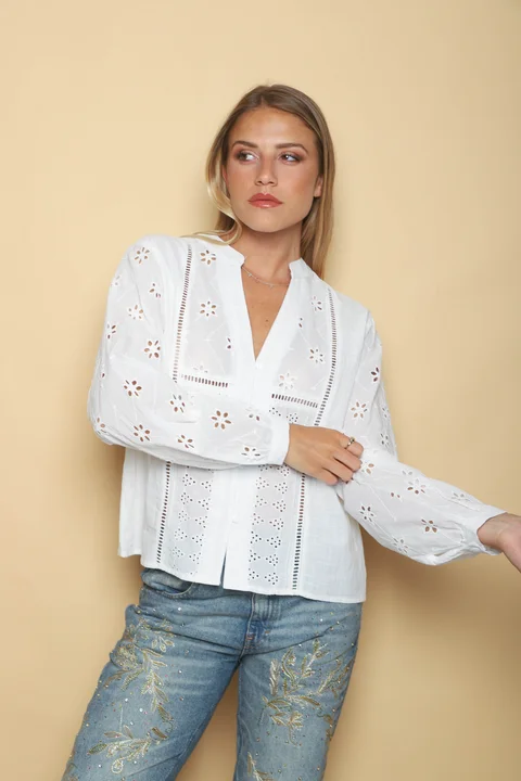 Camisa DARCIL Broderie GU70199