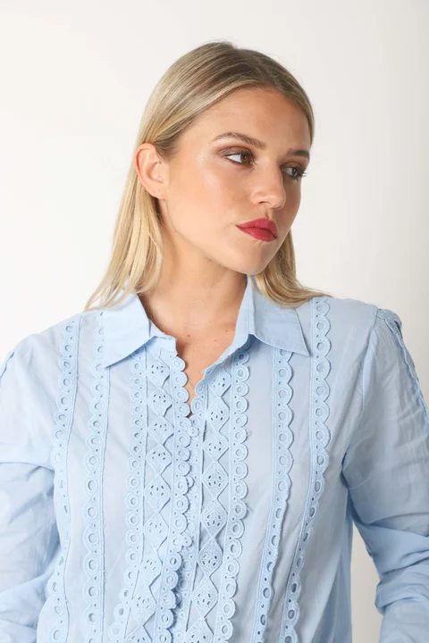 Camisa FRENESI Guardas Guipiur GUK70198 