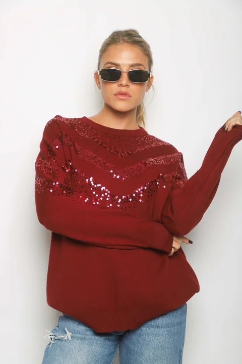 Sweater ANBAR c/ Brillos GU67701