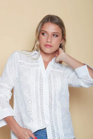 Camisa Broadway Brodery GUK70039 - Vista 4