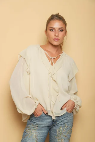 Blusa KIMBERLY Gasa GUK70279 - Vista 4