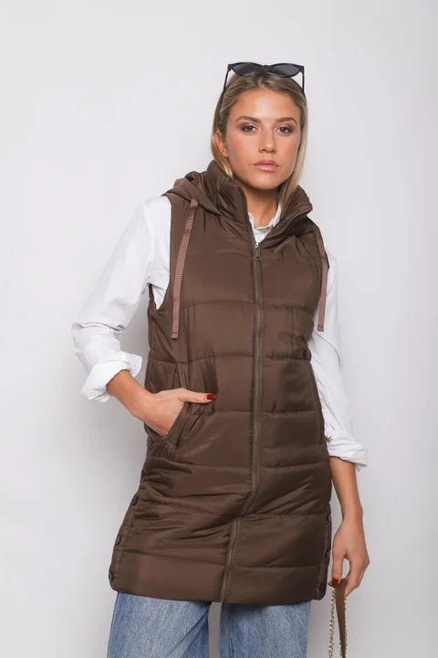 Chaleco Largo Botones ALPES GU98507