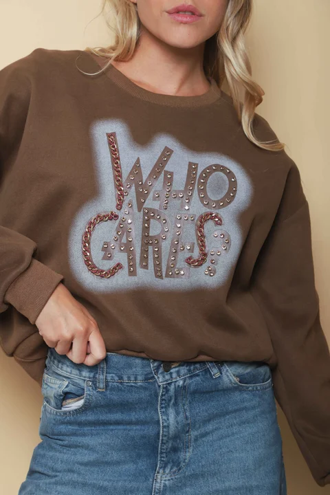 Buzo WHO CARES Gamuzado GUK70076