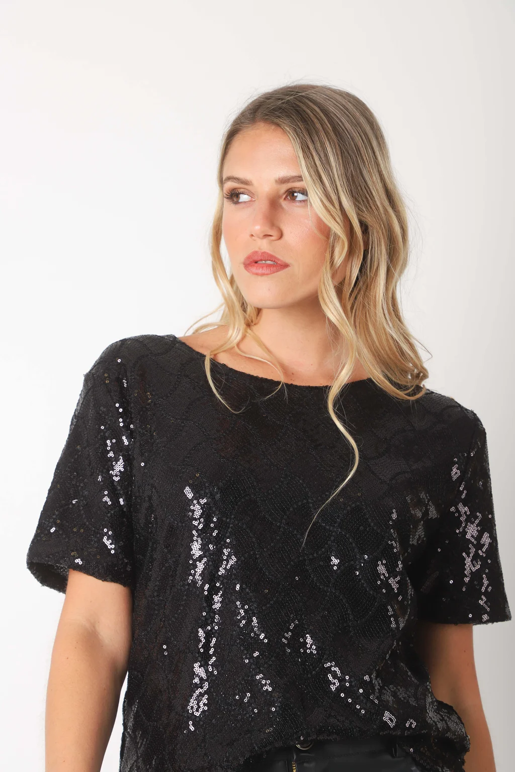 BLUSA DIAMONDS c/lentejuelas GU5196
