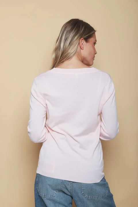 Sweater GUINEA HILO Escote V Media Estacion GUL684