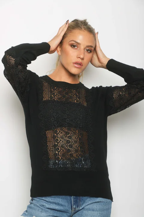 Sweater SASHA Bremer Bordado y Calado GUL655