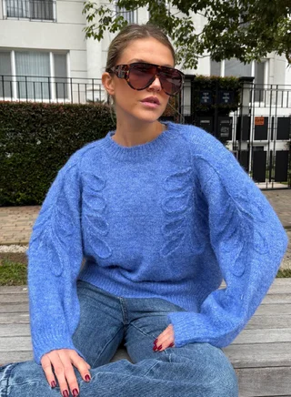 Sweater BLAKE Grueso c/Bordado GU405838 - Vista 5