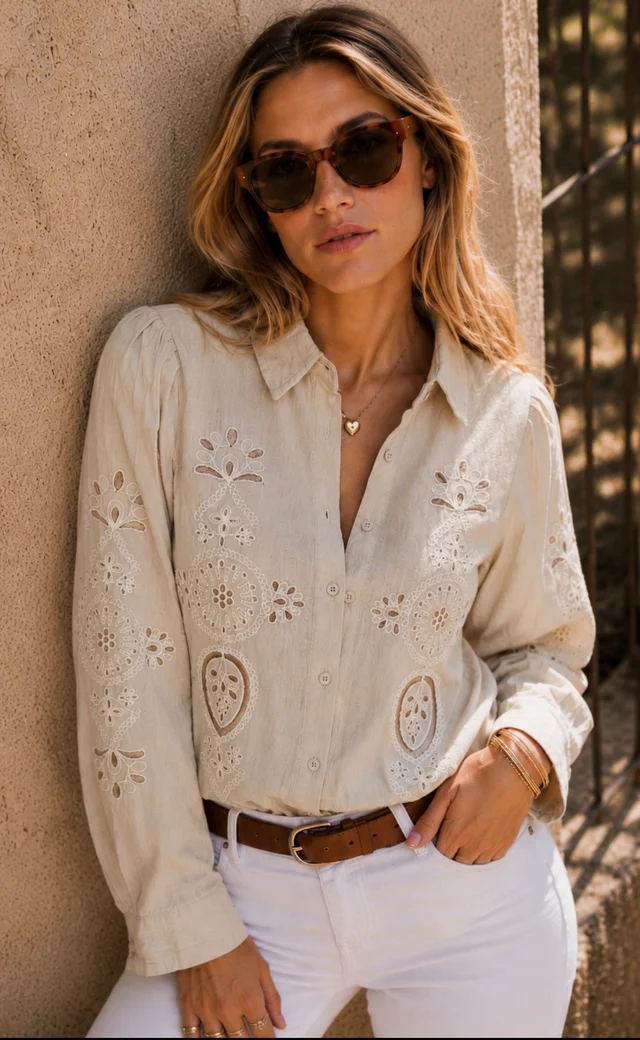 Camisa NERJA Bordada GU0535