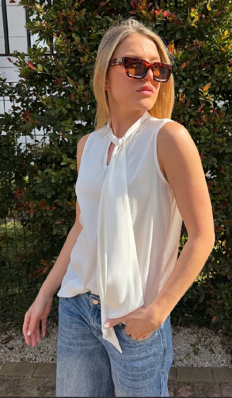 Musculosa Premium Bambula con Lazo GU6220