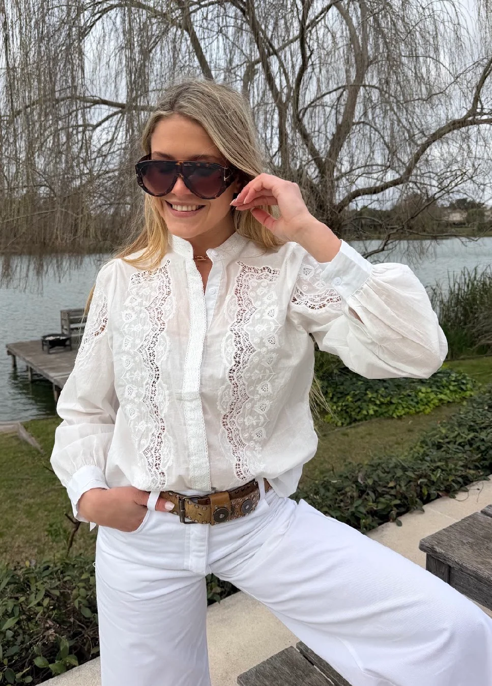 Camisa MARCEL Poplin Calada GU70251