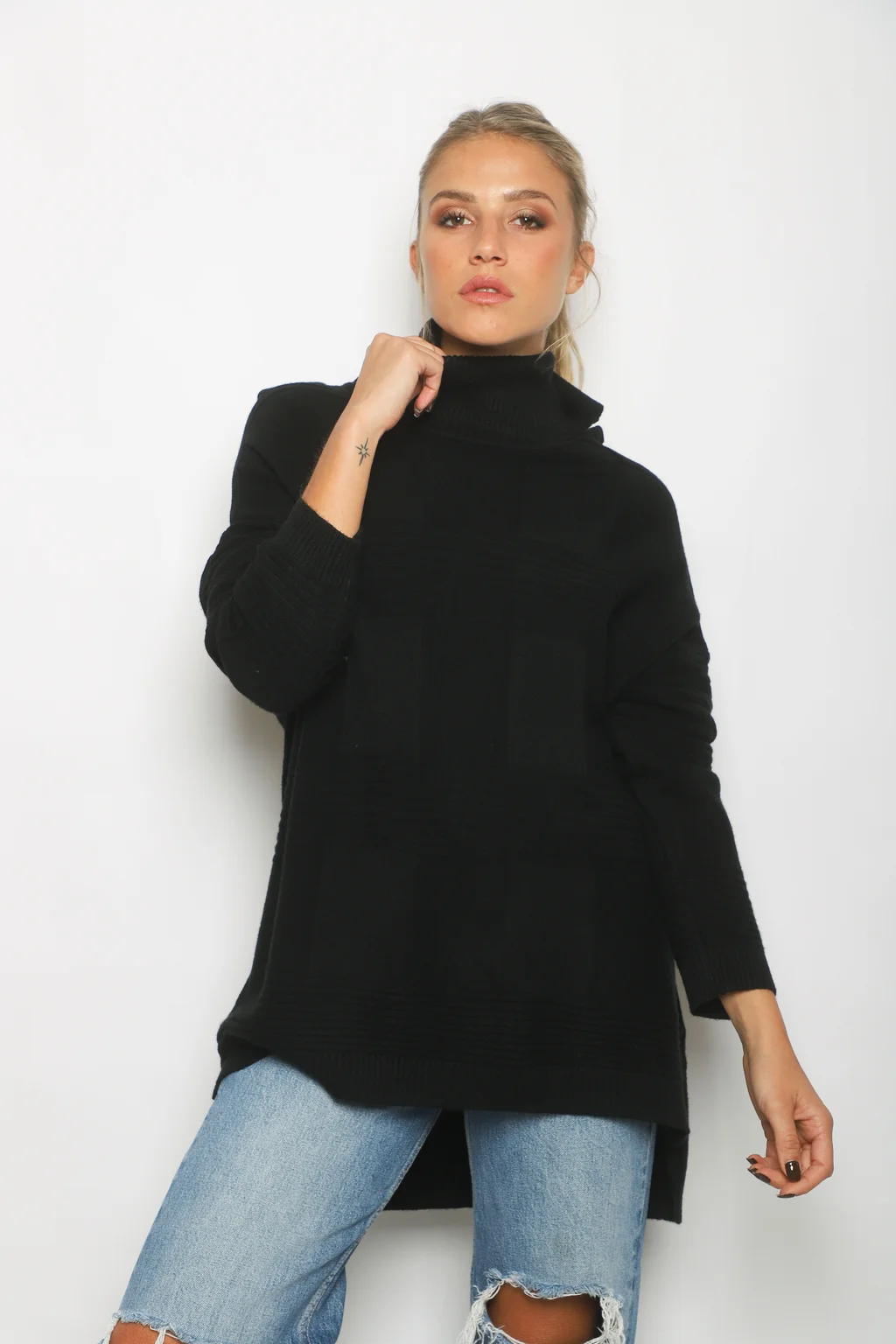 Poleron SAINT OVERSIZE Bremer Tramado GUL803
