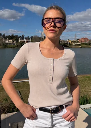 Remera Kyara Morley Abotonada - Vista 5