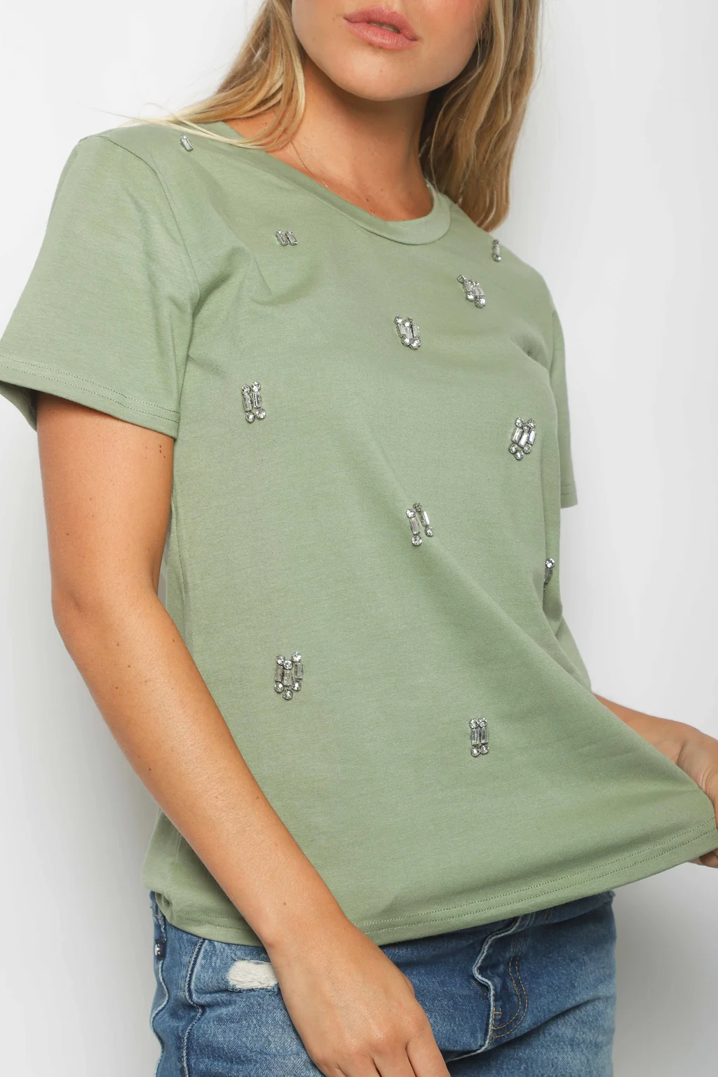 Remera FAIER con Piedras GU70034