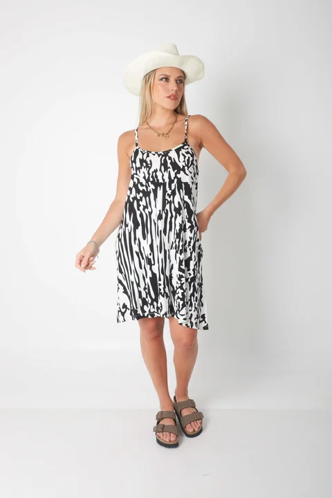 Vestido VANILA Creppe Estampado