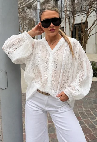 Maxi Blusa KRAVI Gasa GU70288 - Vista 4