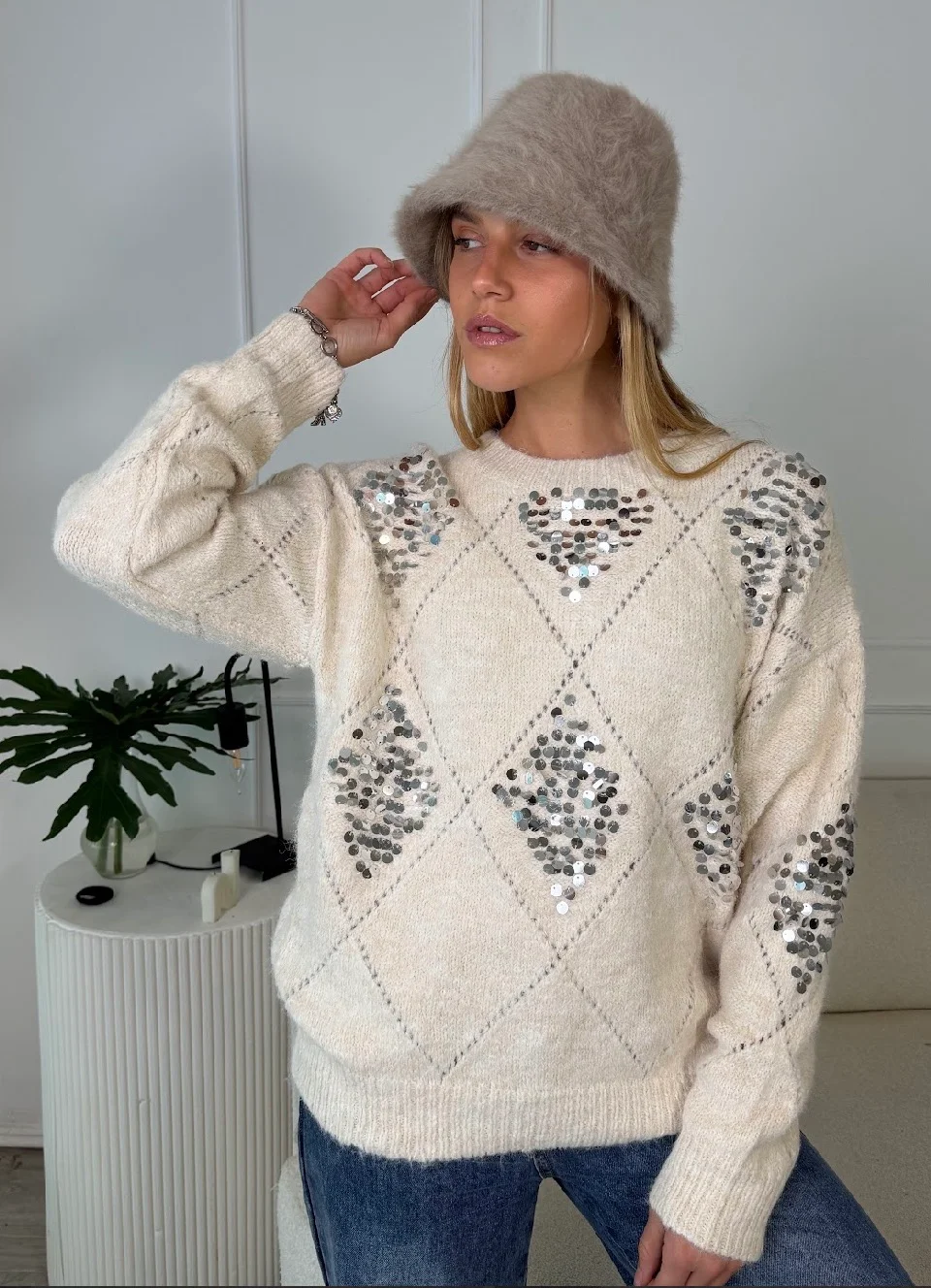 Sweater LUTIER Bordado GU405835