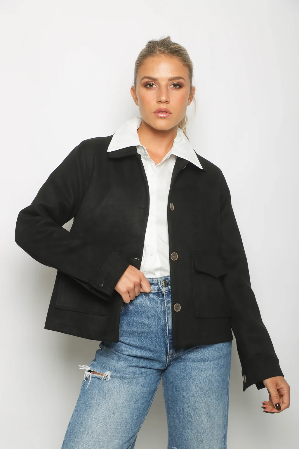 Chaqueta PIEGARI Gamuza Forrada GU571