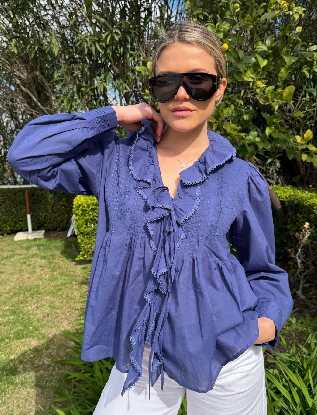 Camisa CARLY Con Volado GU70257