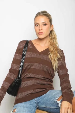 Sweater REGINA Bremer Lurex GUL629 - Vista 1