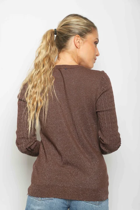 Sweater DINORA Lurex c/ Lentejuelas GU828