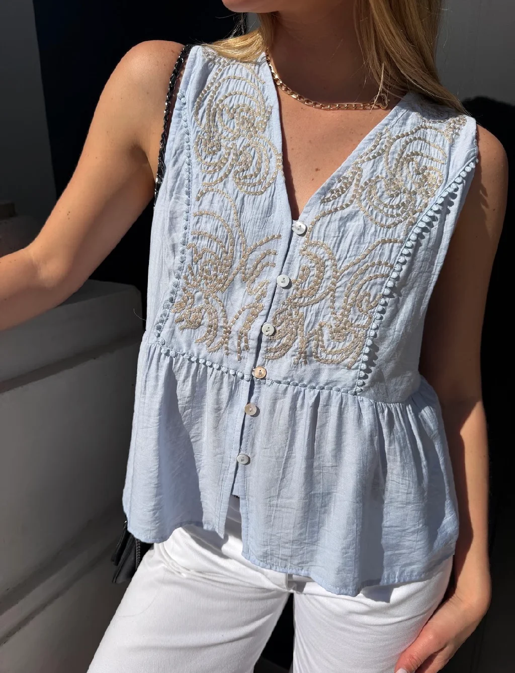 Blusa SUCRE Bordada GUV56