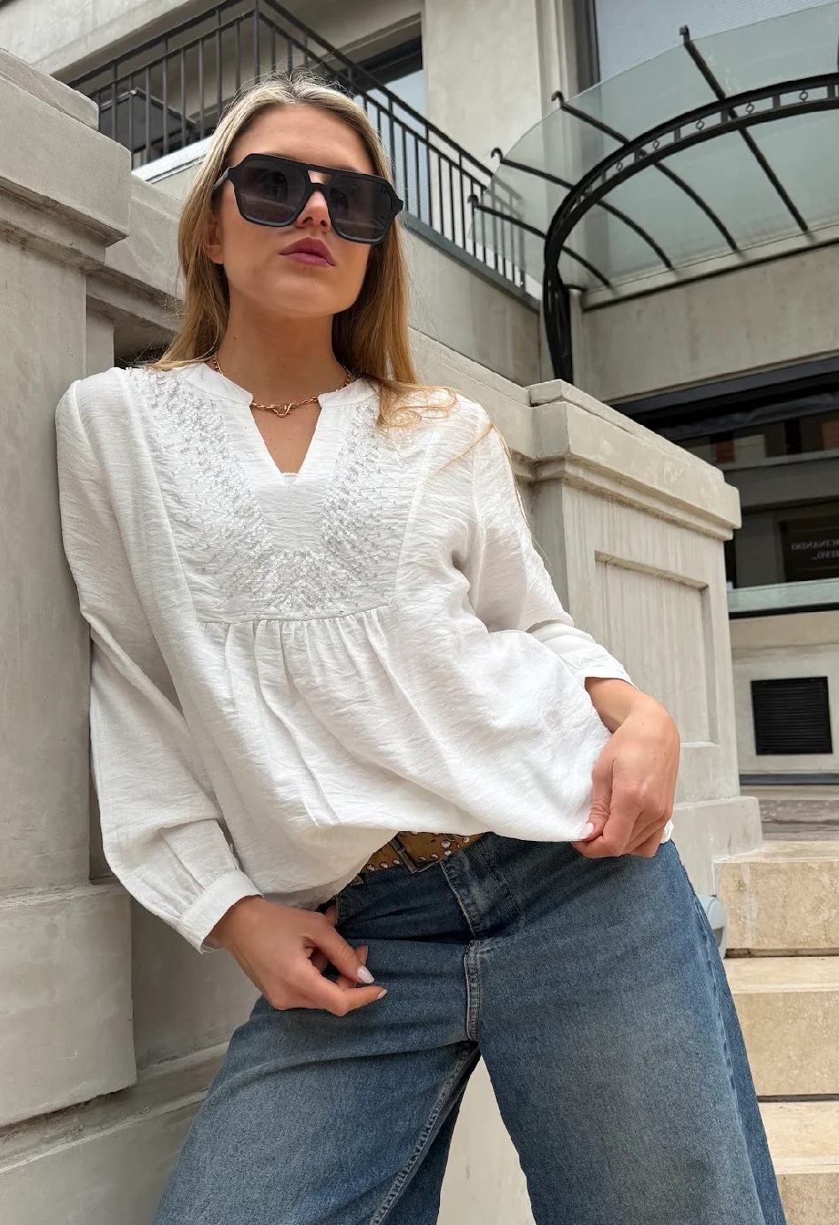 Blusa GUILBOA Bordada GU 6217