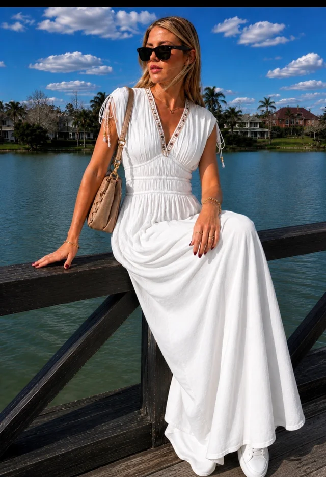 Vestido TAILAND lino GU0553