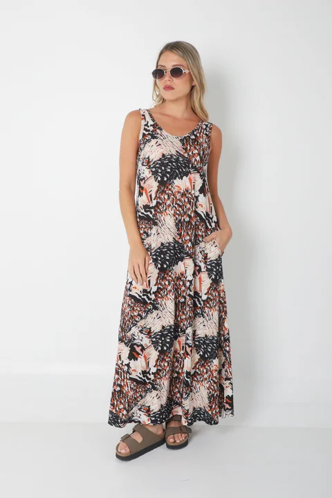 Vestido Joy Paradise con Bolsillos