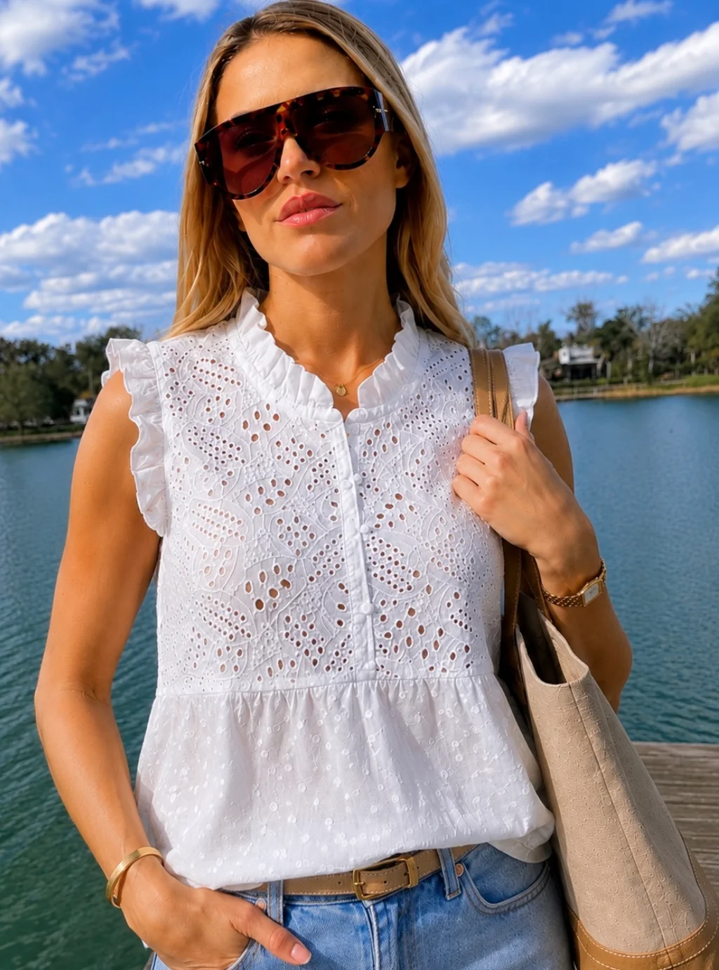 Blusa YUKI Broderie Bordada GU70210