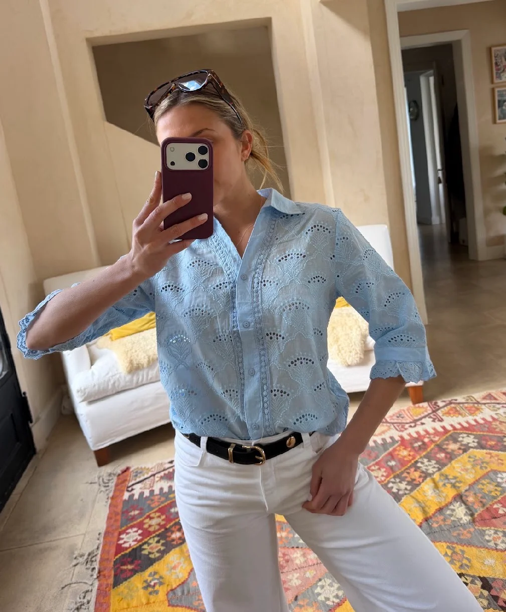 Camisa BLOW Broderie Manga 3/4 GU70157