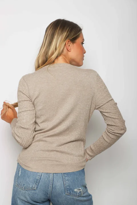 Sweater KALU Trenzado Lurex GUL656