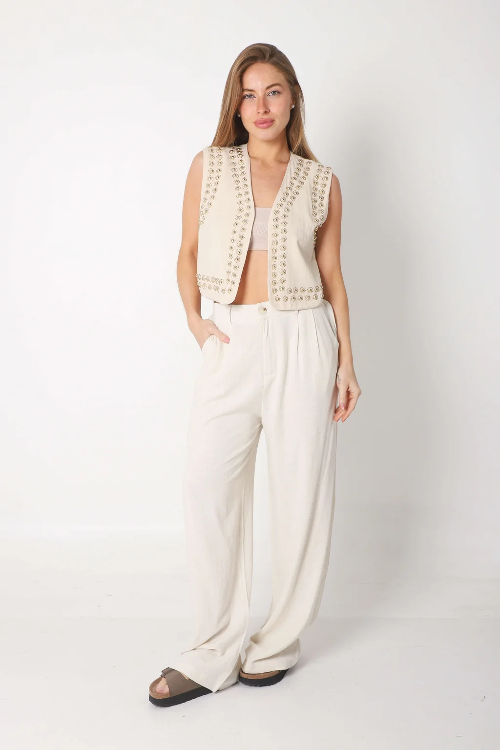 Palazo SOLE Lino Pinzas GUC46