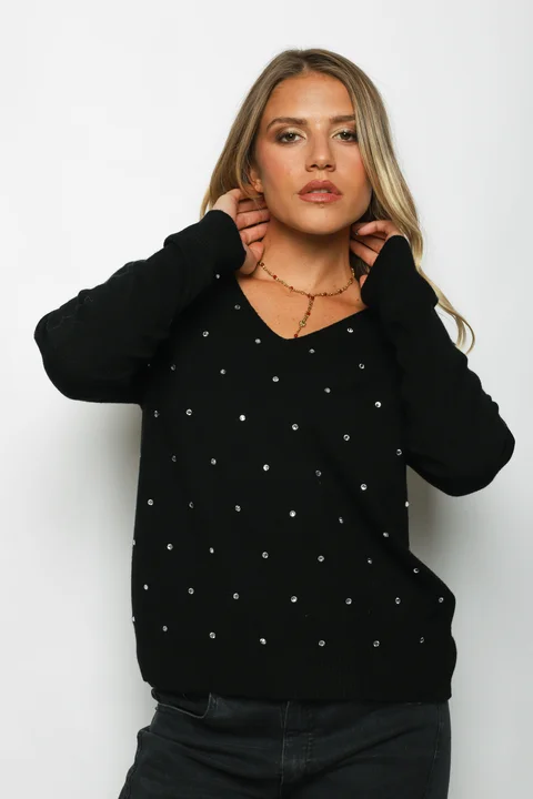 Sweater SENA Bremer c/ Strass GU615