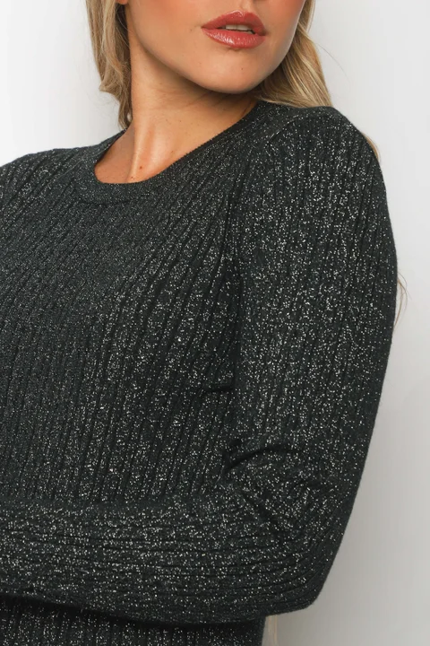 Sweater KALU Trenzado Lurex GUL656