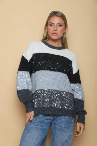 Sweater TOMPSON Rayado GU250958 - Vista 6