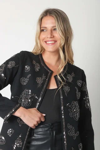 Chaqueta LOREIN Gabardina Bordada GU6004 - Vista 4