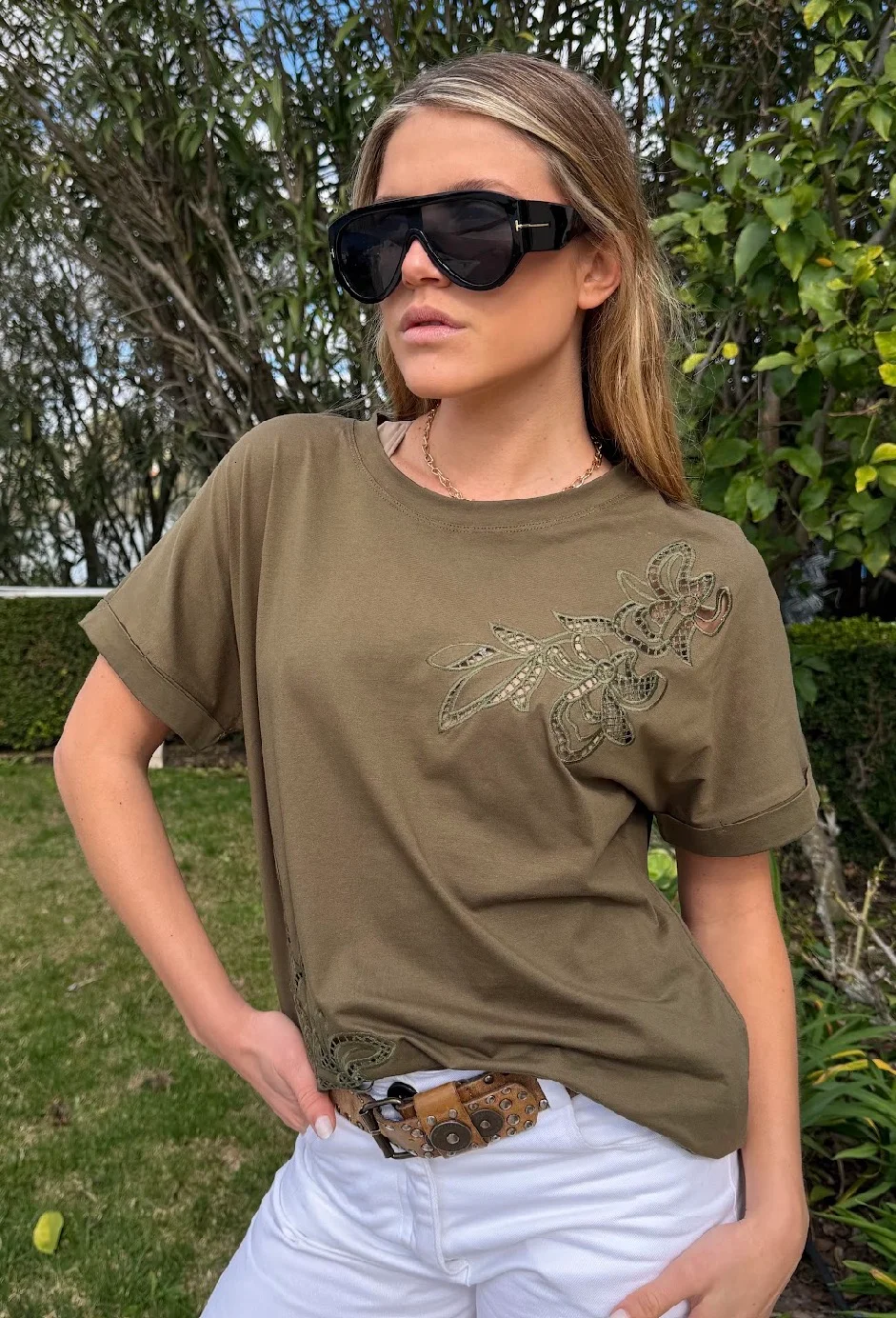 Remera DENCEL Bordada GU10712